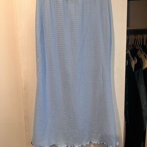 SHEIN Light Blue Maxi Skirt